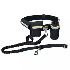 Ceinture Mains Libres - Laisse Extensible - De 60 à 120 Cm Tour De Hanche