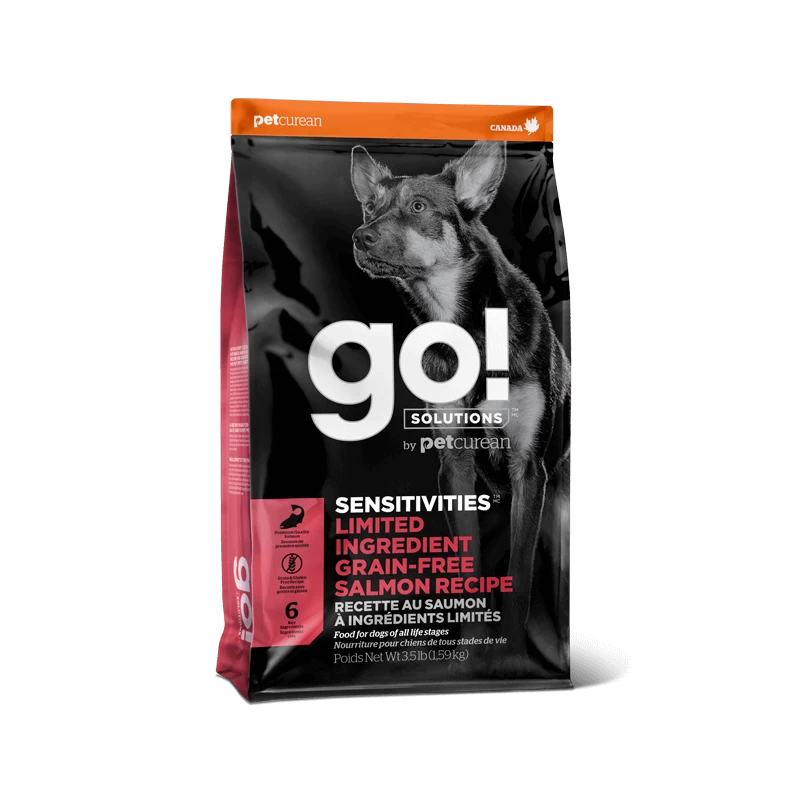 Croquettes Sans Céréales GO! Saumon Chiens Sensibles (1,6 Et 10 Kilos) 3 Croquettes Sans Céréales GO! Saumon Chiens Sensibles (1,6 Et 10 Kilos)