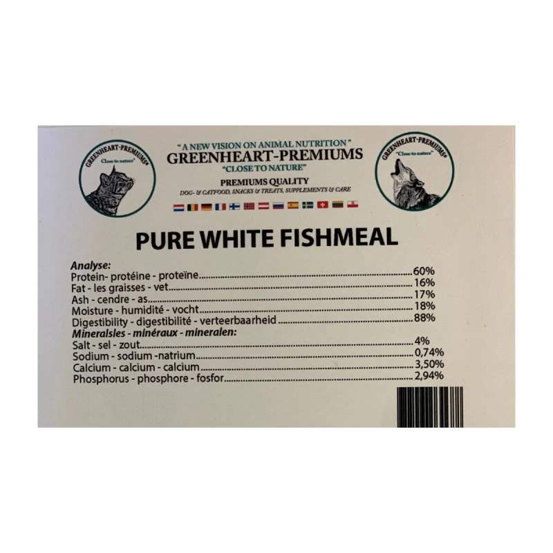 Farine De Poisson – Hydratation Et Appétence – 1 Kilo (Greenheart Pure White Fish Meal) 4 Farine De Poisson – Hydratation Et Appétence – 1 Kilo (Greenheart Pure White Fish Meal) – Image 2