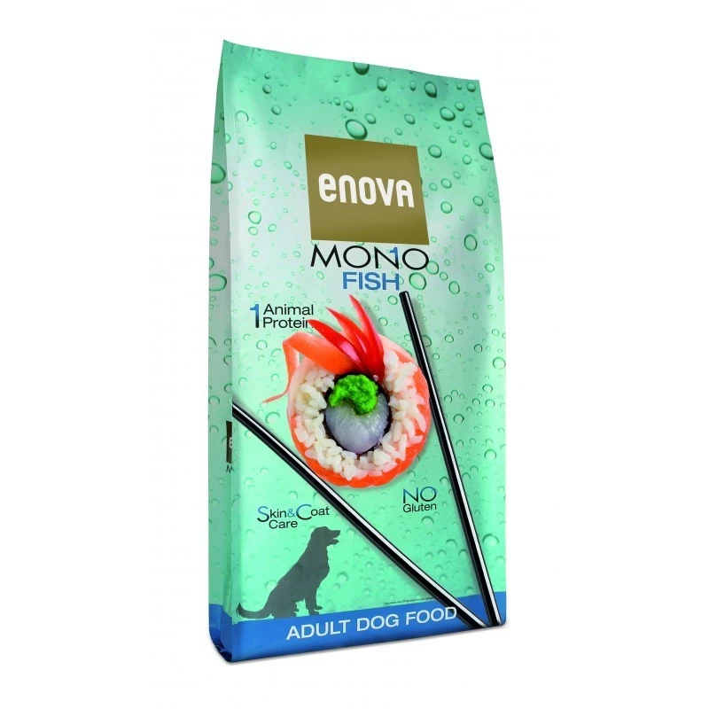 Promo – Enova Mono Fish Sac De 12 + 2 Kilos (Chiens Adultes) 3 Promo – Enova Mono Fish Sac De 12 + 2 Kilos (Chiens Adultes)