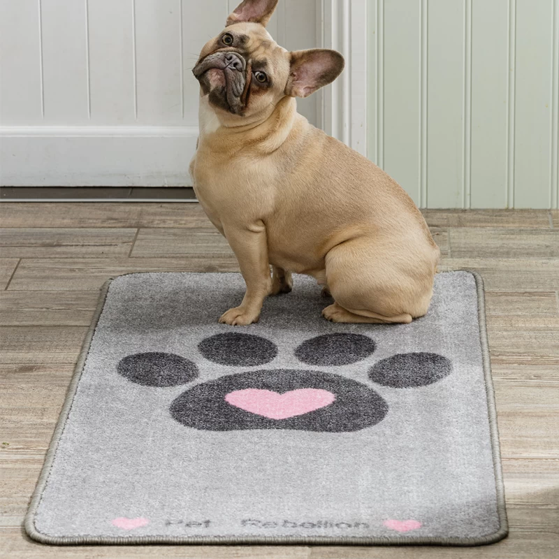 Tapis De Protection Motif Cœur (Big Paws Pink Heart) 4 Tapis De Protection Motif Cœur (Big Paws Pink Heart) – Image 2