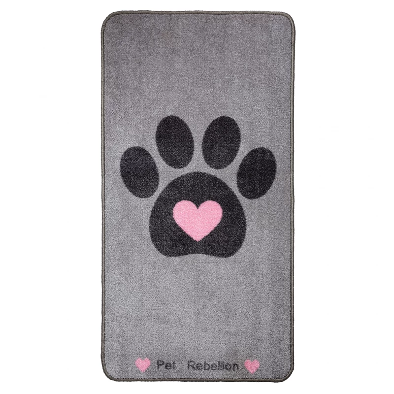 Tapis De Protection Motif Cœur (Big Paws Pink Heart) 3 Tapis De Protection Motif Cœur (Big Paws Pink Heart)